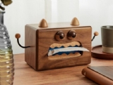 小怪獸實木面紙盒